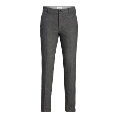 Men's Jack and Jones J Henry Slim Cut Chinos in Dark Grey