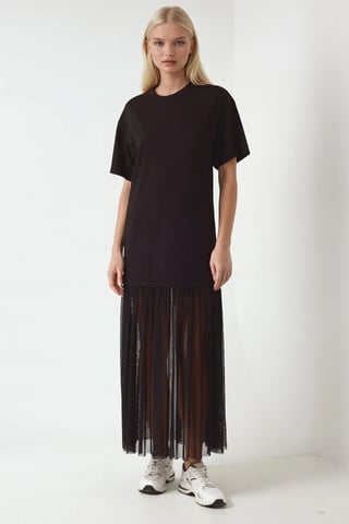 Midi Dress with Tulle Skirt Pika Collection