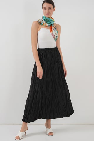 Textured Maxi Skirt