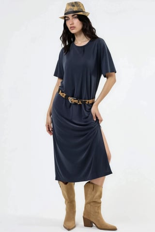 Relaxed Fit Midi Dress