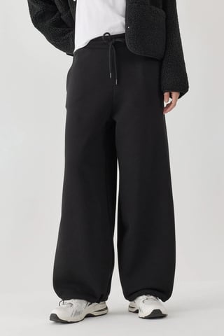 Barrel Fit Basic Raised Sweatpants
