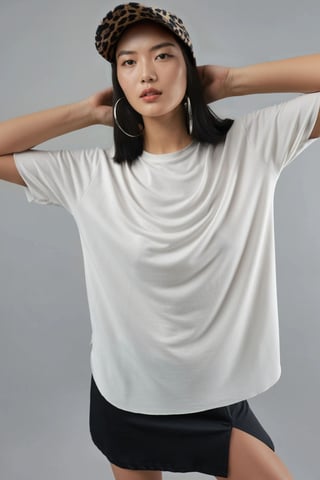 Loose Fit Crew Neck T-Shirt