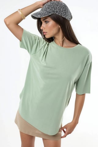 Loose Fit Crew Neck T-Shirt