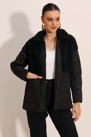 Plush Puffer Jacket