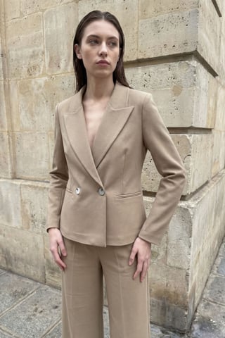 Classic Buttoned Blazer