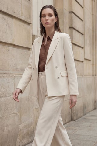 Buttoned Blazer Jacket