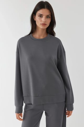 Modal Touch Basic Sweatshirt