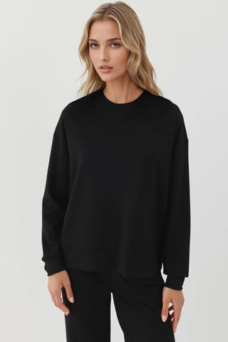 Modal Touch Basic Sweatshirt