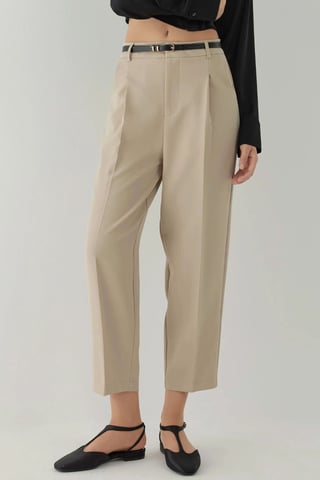 High Waist Darted Pants