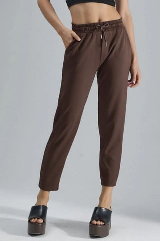 Modal Touch Elastic Waist Carrot Fit Joggingbroek