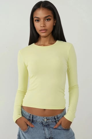Long Sleeve Crew Neck Top