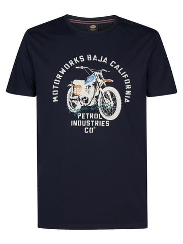 Petrol Industries - Printed T-Shirt Fumarola Men - Blue