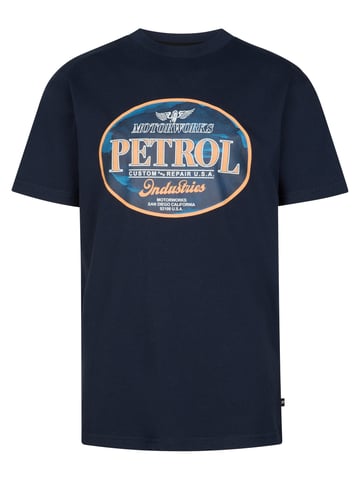 Petrol Industries - Printed Jersey T-Shirt Nopal Boys - Blue