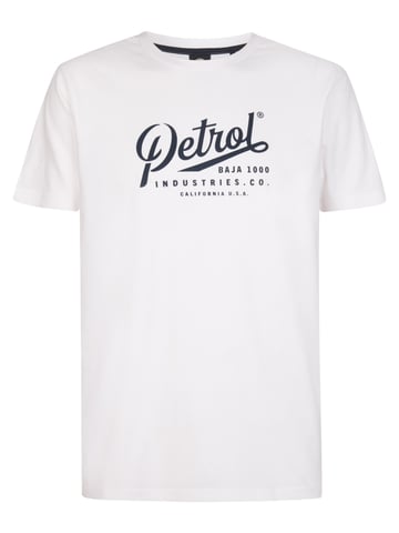 Petrol Industries - Printed Jersey T-shirt Huracán Men - White