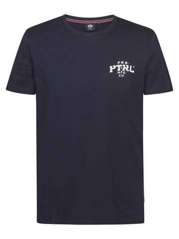 Petrol Industries - Printed Jersey T-Shirt Oro Men - Blue