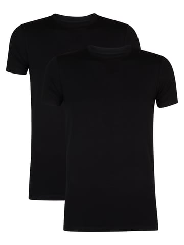Petrol Industries - 2-Pack Basic Round Neck T-shirt Pioneer Men - Black