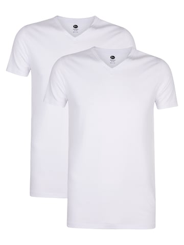 Petrol Industries - 2-Pack Basic V-Neck T-shirt Legacy Men - White