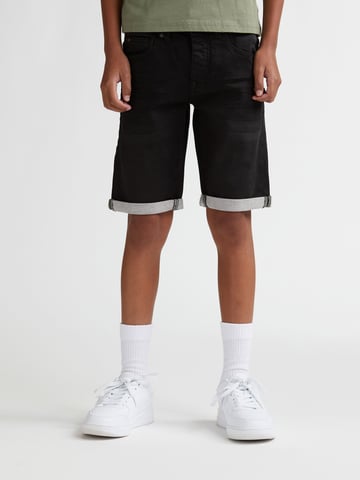 Petrol Industries - Jackson Denim Jogger Shorts Gonzaga Boys - Black