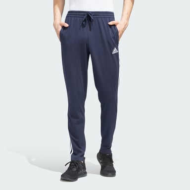 Essentials Single Jersey Tapered Open Hem 3-Stripes Pants