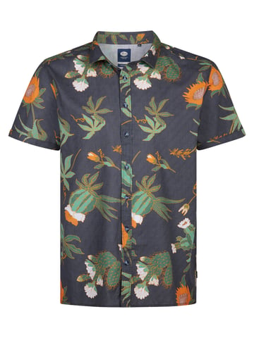 Petrol Industries - Plus Size All-over Print Shirt Nomad Men - Black