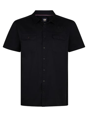 Petrol Industries - Plus Size Solid Short-Sleeve Shirt Trailhawk Men - Black