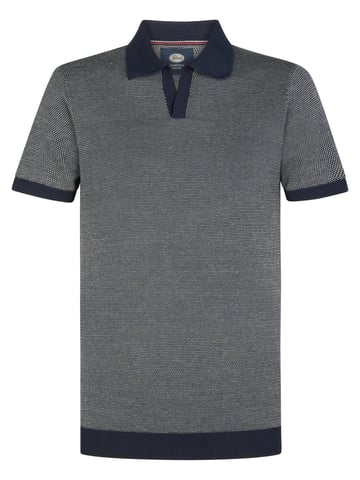 Petrol Industries - Knitted Polo Nopalito Men - Blue