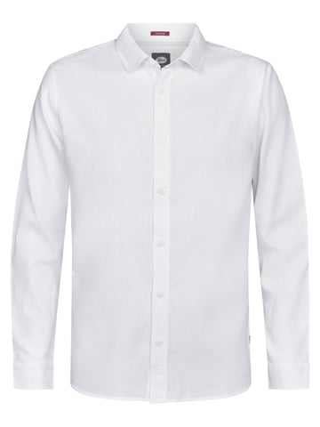Petrol Industries - Solid Linen Blend Shirt Canyonero Men - White