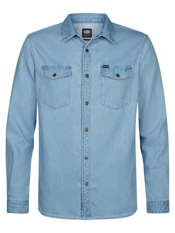Petrol Industries - Regular Denim Shirt Vertex Men - Light Indigo