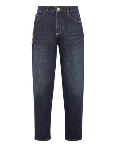 Jeans Mom Fit Paisley