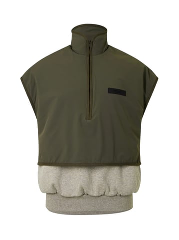 Essentials Nylon Fleece Mockneck Vest