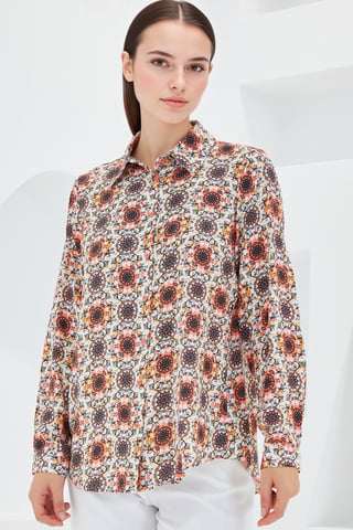 Patterned Long Sleeve Shirt