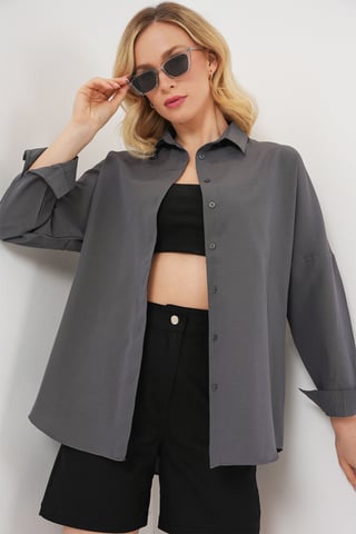 Oversized Poplin 2-Pack Shirt