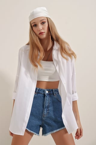 Oversized Poplin 2-Pack Shirt