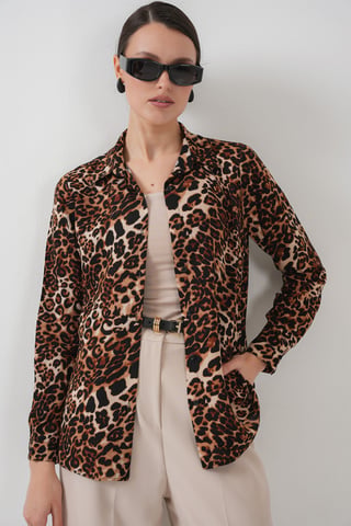 Patterned Long Sleeve Shirt