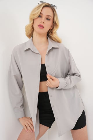 Oversized Poplin 2-Pack Shirt