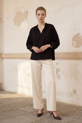 Loose Fit Long Sleeve Shirt