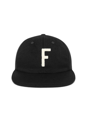 Logo Wool Baseball Cap