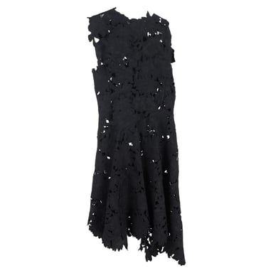 Sportmax Lace Midi Dress in Black Polyester