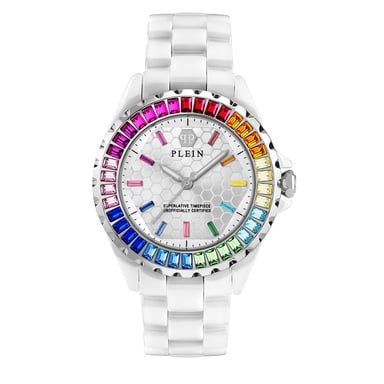 Philipp Plein Plein Heaven Dames Horloge Wit PWPPA0124