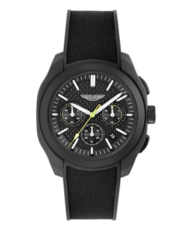 Aston Martin Thrill Crt Heren Zwarte Horloge MTRC1S601