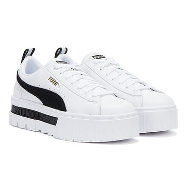Puma Mayze Womens White / Black Trainers