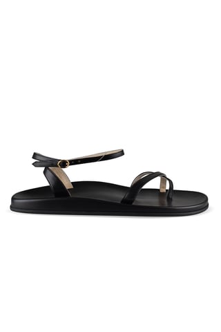THE ROW Hugh sandals Black