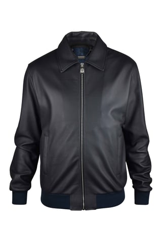 Billionaire Leather jacket Black