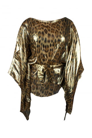Roberto Cavalli Kaftan Gold