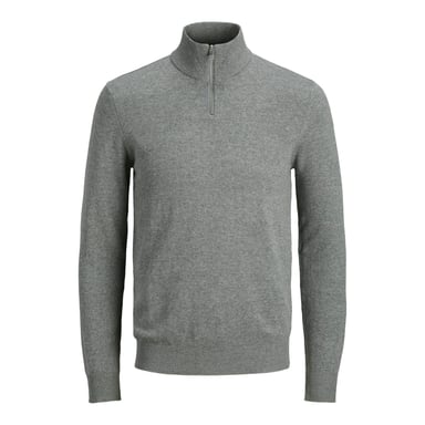 Jack & Jones Trui Emil Knit Half Zip  Grey