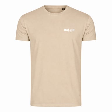 Ballin Est. 2013 Tee SS Backprint Cross Shirt Beige