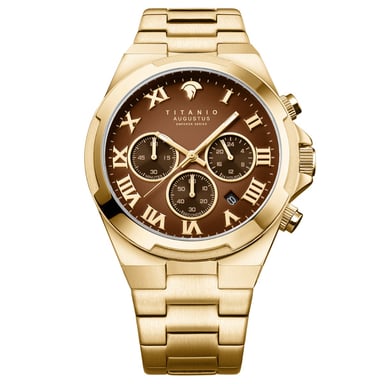 Titanio Horloge Augustus Gold