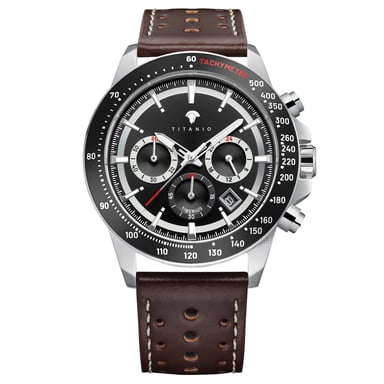 Titanio Horloge Tiberius Silver