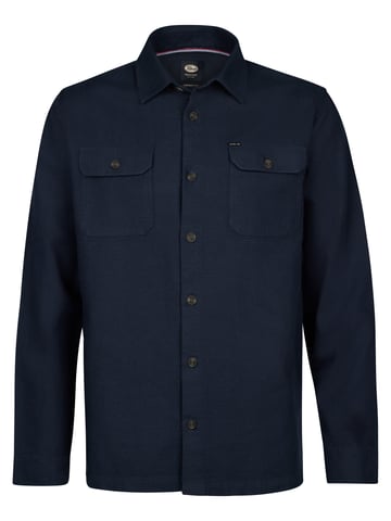 Petrol Industries - Solid Long-Sleeve Shirt Aurora Men - Navy Blue