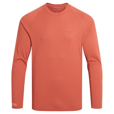 Craghoppers Mens SolarShield+ Nosilife Long-Sleeved T-Shirt (Dark Sahara)